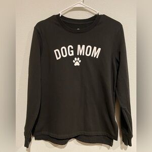 Black Dog Mom novelty sweatshirt Size S 4/5